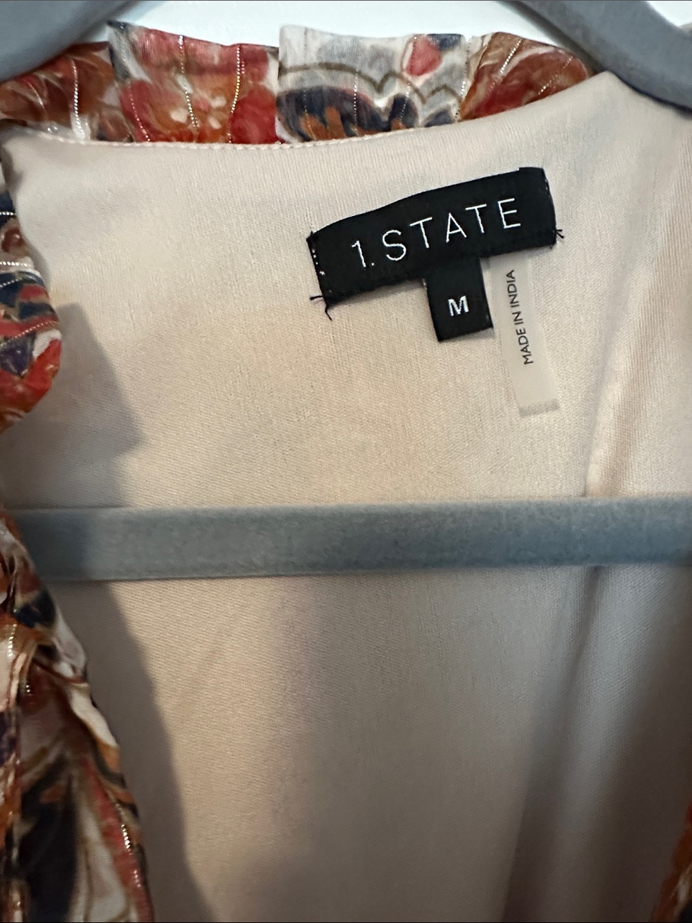 1. State Rust Paisley Tiered Maxi Dress - Picture 6 of 8